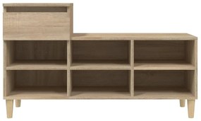 Sapateira 102x36x60 cm derivados de madeira carvalho sonoma
