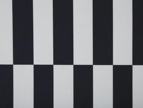 Tapete branco e preto 80 x 200 cm PACODE Beliani