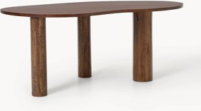 Mesa de jantar em madeira de carvalho com forma orgânica Naruto, vários tamanhos