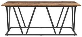 Mesa de Café vidaXL de Madeira Antiga 100x50x40 cm em Madeira Ingénua