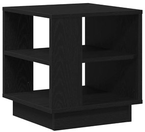Mesa de Centro vidaXL Carvalho Preto 40x40x43 cm Madeira engenheirada