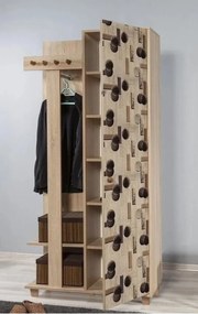Hall Stand Garmanto – Carvalho Sonoma – 90x192x36 cm