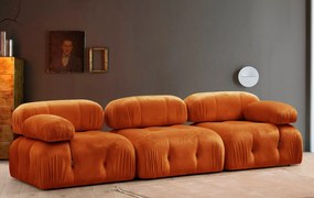 Sofá de 3 Lugares Bubble – Laranja – 288 cm x 95 cm x 75 cm