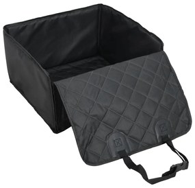 Assento de carro para cão 45x45x25/55 cm preto