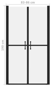 Porta de duche ESG opaco (83-86)x190 cm