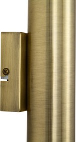 Candeeiro de parede moderno bronze 2 luzes - Jeana