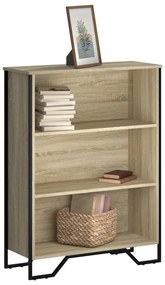 vidaXL Estante 80x31x106 cm derivados de madeira carvalho sonoma