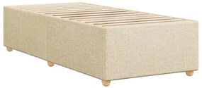 Estrutura de cama sem colchão 80x200 cm creme
