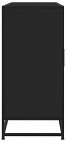 Aparador 134x35x76 cm derivados de madeira preto