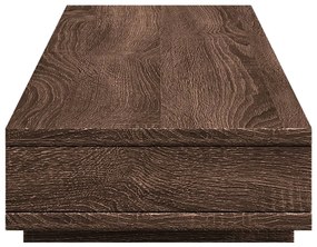 Suporte monitor 100x27x15cm derivados madeira carvalho castanho