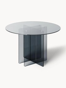 Mesa de jantar redonda de vidro Anouk, Ø 120 cm