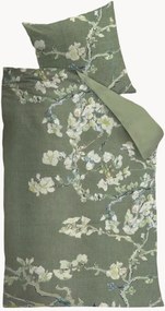 Conjunto de roupa de cama em cetim de algodão Blossoming