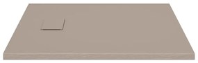 Base de chuveiro SMC 90x80 cm castanho