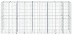 Cesto gabião com cobertura 450x100x200 cm ferro galvanizado