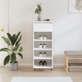 vidaXL Sapateira 40x36x105 cm derivados de madeira branco