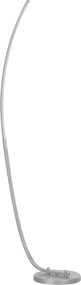 HOMCOM Candeeiro LED com 3 níveis de luminosidade ajustáveis, candeeiro de pé moderno com interruptor de pé, prateado | Aosom Portugal