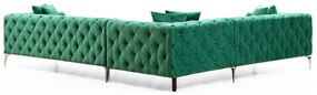Sofá de Canto Como – Verde – 310 cm x 70 cm x 270 cm