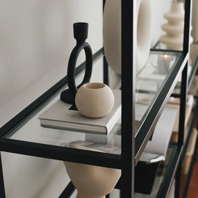 Estante K100 – Preto – 80 cm x 165 cm x 30 cm