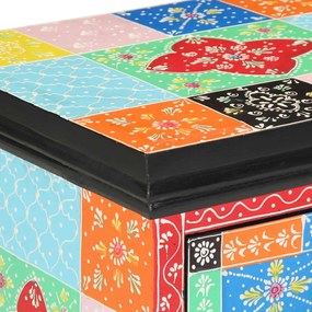 Criado-Mudo 2 pcs Multicolorido 40x35x45 cm Madeira de Engenharia