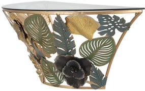MESA DE CONSOLA DE PAREDE AMAZ 120X40,5X37,2 CM MULTICOLORIDO