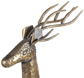 Figura decorativa dourada 126 cm PELLO Beliani