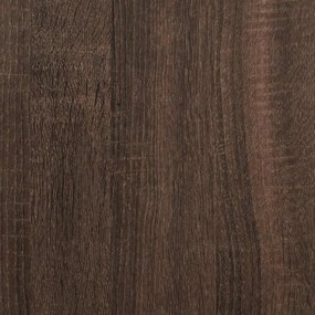 Mesas de cabeceira 2 pcs derivados de madeira carvalho castanho
