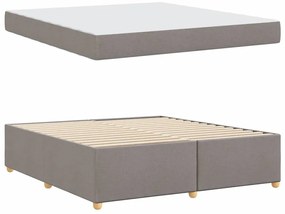 Estrutura da Cama Cinzento-acastanhado 180 x 200 cm tecido