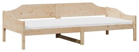 Cama sem colchão 90x200 cm madeira de pinho maciça