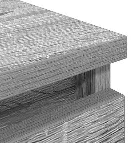 Móvel de TV 100x35x54 cm derivados de madeira cinzento sonoma