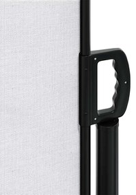 Toldo lateral retrátil 120x500 cm branco