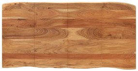 Mesa de jantar 180x90x76 cm madeira de acácia maciça