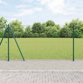 Cerca Hexagonal vidaXL Verde 1.2x100 m Aço