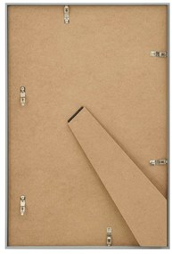 Molduras para mesa 3 pcs 21x29,7 cm MDF prateado