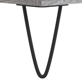 3 pcs Conjunto móveis casa de banho madeira proc. cinza sonoma