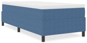 Cama Box Spring vidaXL Azul 100x200 cm em Veludo Corduroy