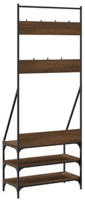 Conjunto de Entrada - Bengaleiro c/ arrumação calçado 72x34x184 cm car