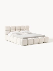 Teddy Bouclé Upholstered Bed Tayla
