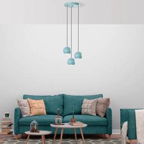 ****
Candeeiro de Teto Top – Turquesa – Diâmetro 45 cm

**