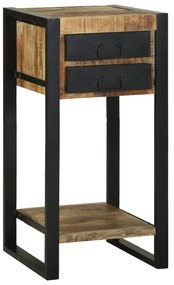 vidaXL Suporte para Telefone 40x40x80 cm Madeira de Mangueira Sólida e Rústica