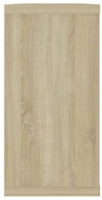 Estantes parede cúbicas 2pcs derivados madeira carvalho sonoma