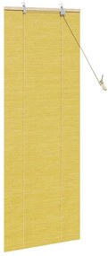 Persianas e Sombras de Janela Amarelo 60 x 160 cm Bambu