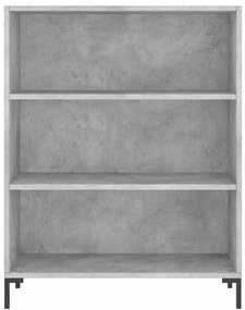 Armário alto 69,5x34x180 cm derivados de madeira cinza cimento