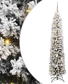 vidaXL Árvore de Natal Artificial Verde 180 cm PVC e Aço e Plástico