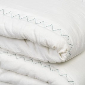 Colcha Azul Creme 180 x 260 cm