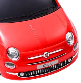 Carro elétrico de criança Fiat 500 vermelho