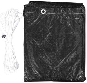 Capas p/ mobília de jardim 2 pcs 6 ilhós 160x80x75 cm