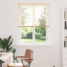 vidaXL Cortina Veneziana Marrom Claro com Padrão 150 x 70 cm PVC