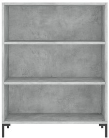 Armário alto 69,5x32,5x180cm derivados de madeira cinza cimento