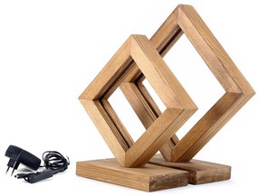 Conjunto de Candeeiros de Mesa KN06 – Castanho – 35 x 37 x 12 cm / 27,