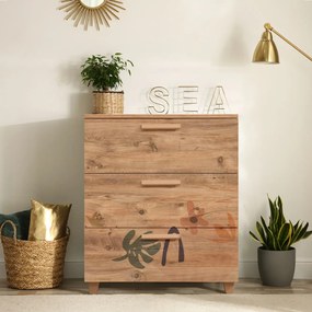 Cômoda Leva Gravis – Pinho Atlântico – 80x95x43 cm